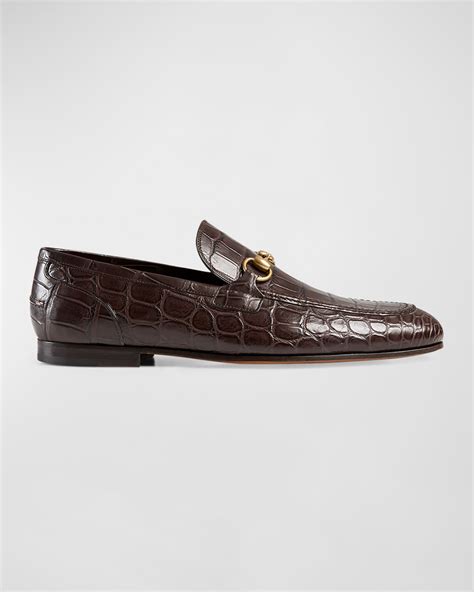 neiman marcus crocodile loafers.